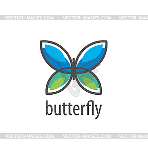 Butterfly logo - vector image