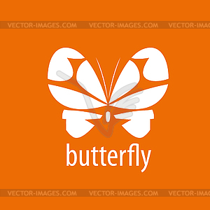 Butterfly logo - vector clipart