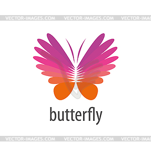 Butterfly logo - vector clipart