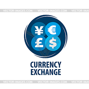 Logo currency exchange - vector clipart