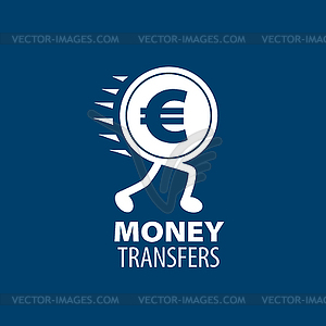 Logo remittances - vector image