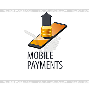 Logo mobile payments - vector clipart