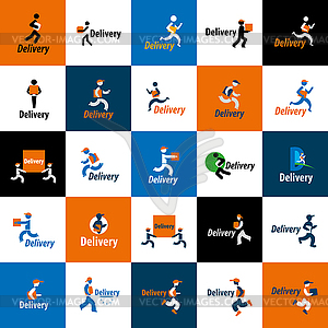 Delivery logo - vector image