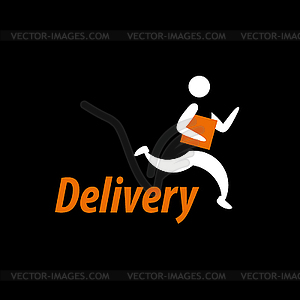 Delivery logo - vector image