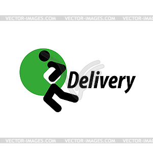 Delivery logo - vector image