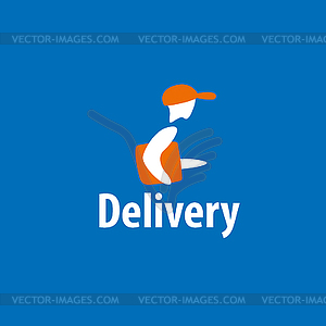 Delivery logo - vector image