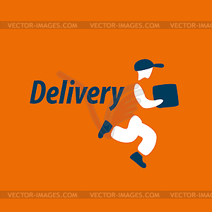 Delivery logo - vector clip art