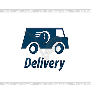 Logo trucking - vector clipart