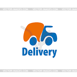 Logo trucking - vector clip art