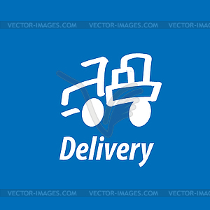 Logo trucking - vector clipart / vector image