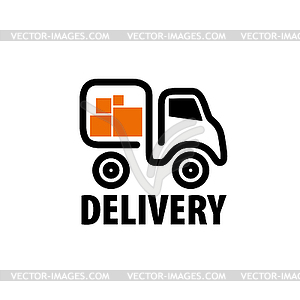 Logo trucking - vector clipart