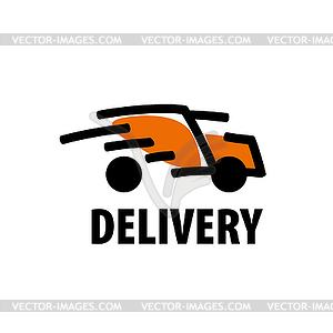 Logo trucking - vector image