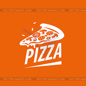 Лого для пиццы - векторный эскиз