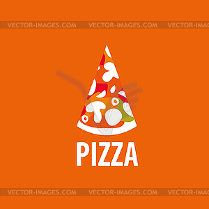 Pizza logo - vector image