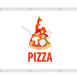 Pizza logo - vector EPS clipart