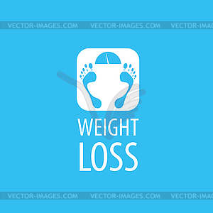 Weight loss logo - vector clipart