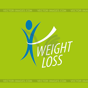 Weight loss logo - vector image