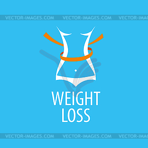 Weight loss logo - vector EPS clipart