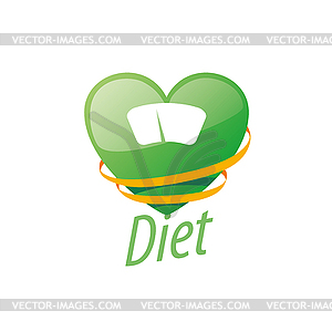 Logo for diet - vector image