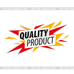 Best quality stamp - stock vector clipart