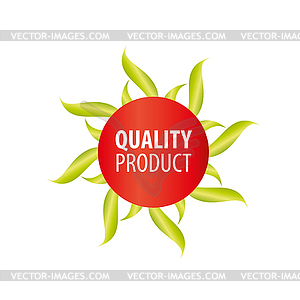 Best quality stamp - royalty-free vector image