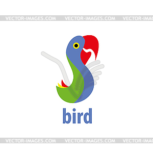 Bird logo - vector clip art