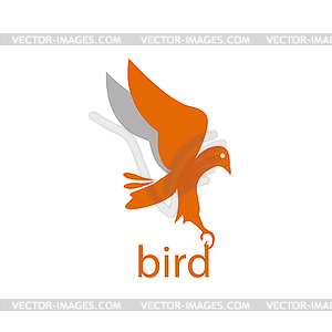 Bird logo - vector clipart