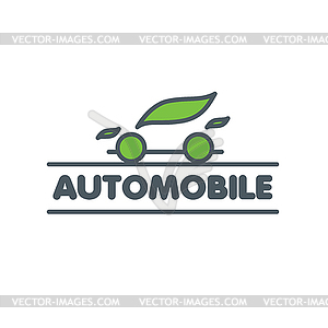 Logo car - color vector clipart