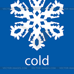 Logo cold - vector clip art