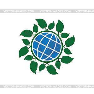 Logo globe - vector clipart