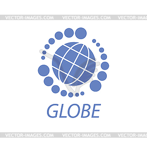 Logo globe - vector clipart