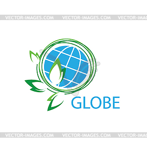 Logo globe - vector image