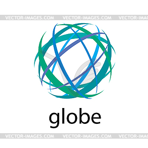 Logo globe - vector image