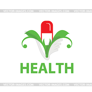 Logo health - stock vector clipart