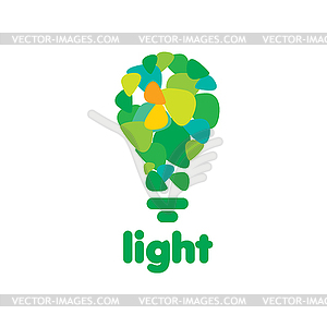 Logo light - vector clipart