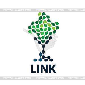 Logo link - vector image