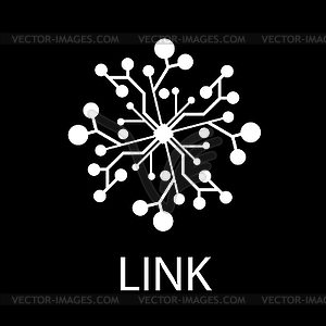 Logo link - vector image