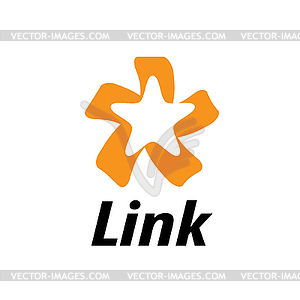 Logo link - vector clipart