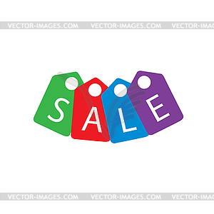 Logo sale - royalty-free vector image