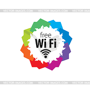 Logo network - vector clipart