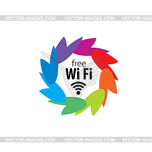 Logo network - vector clipart