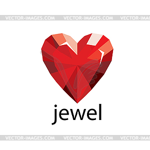 Logo jewel - vector clip art