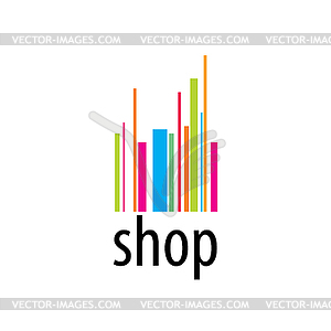 Logo shop - vector clipart / vector image