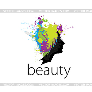 Logo beauty - vector clip art