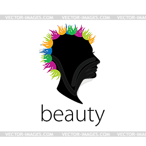 Logo beauty - vector image