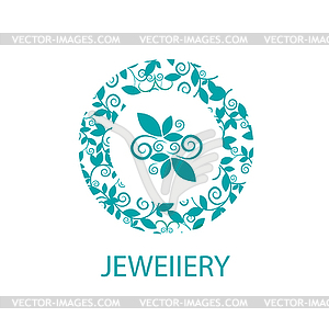 Logo jewel - vector image