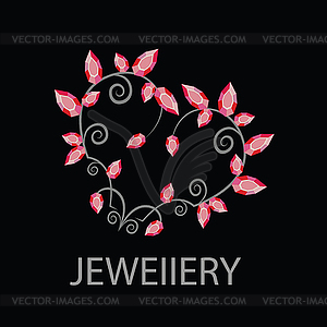 Logo jewel - vector image