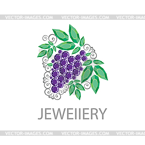 Logo jewel - vector clipart