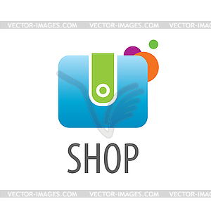 Logo shop - vector image