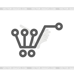 Logo shop - vector clip art